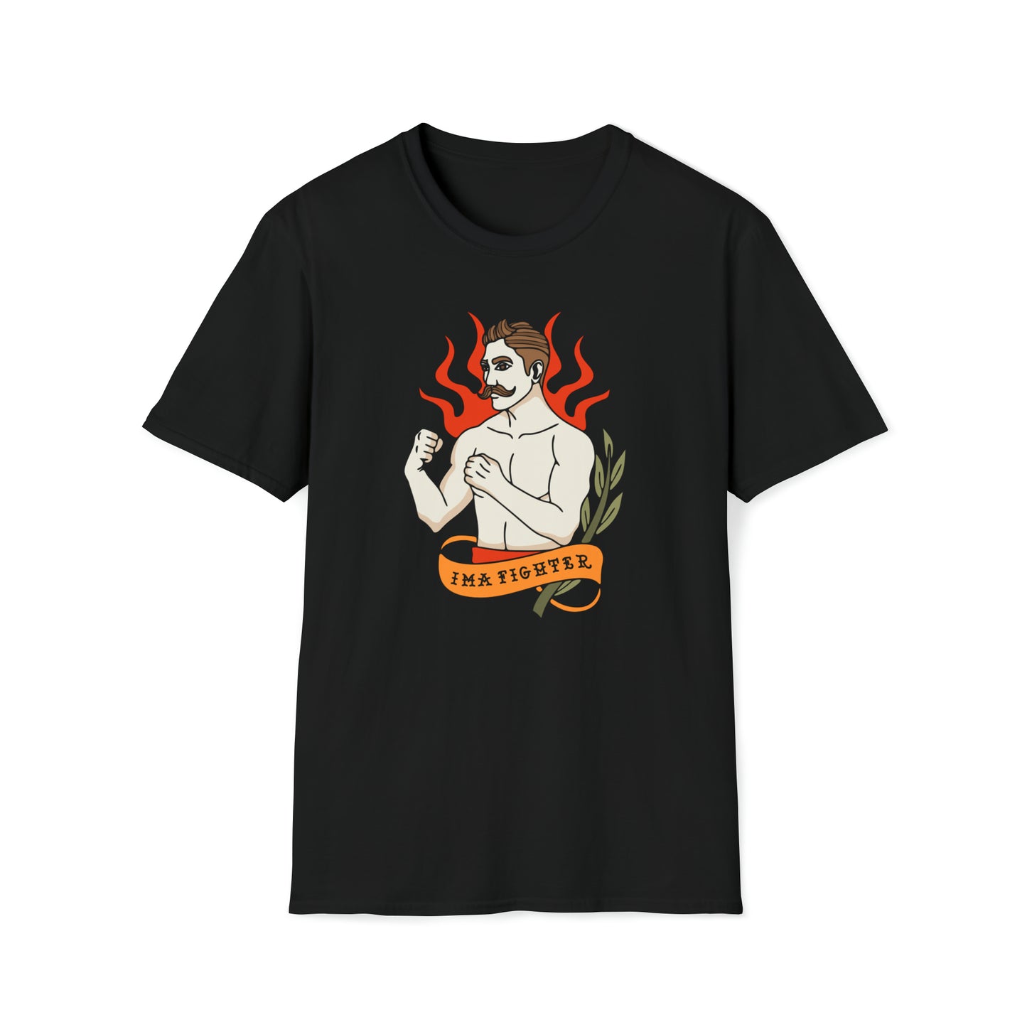 Fighter 1 - Unisex Softstyle T-Shirt