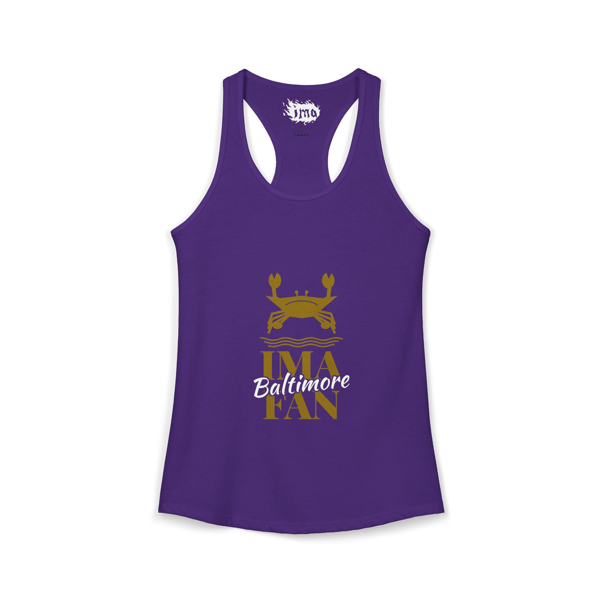 IMA Fan Baltimore - Women's Racerback Tank