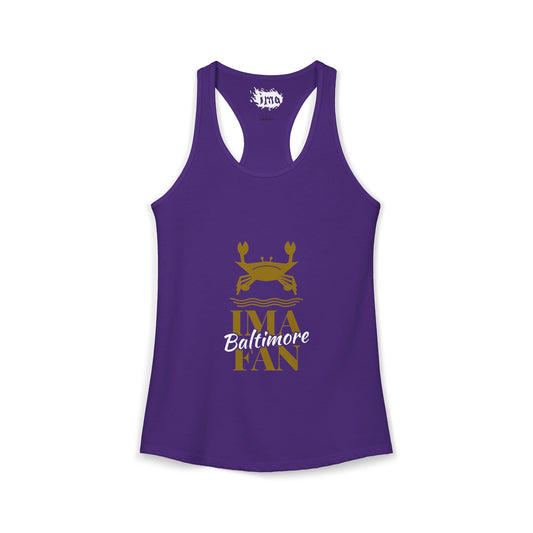 IMA Fan Baltimore - Women's Racerback Tank