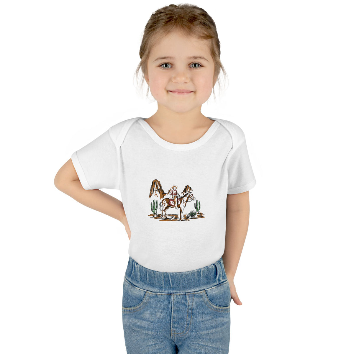 Cowboy - Infant Baby Rib Bodysuit