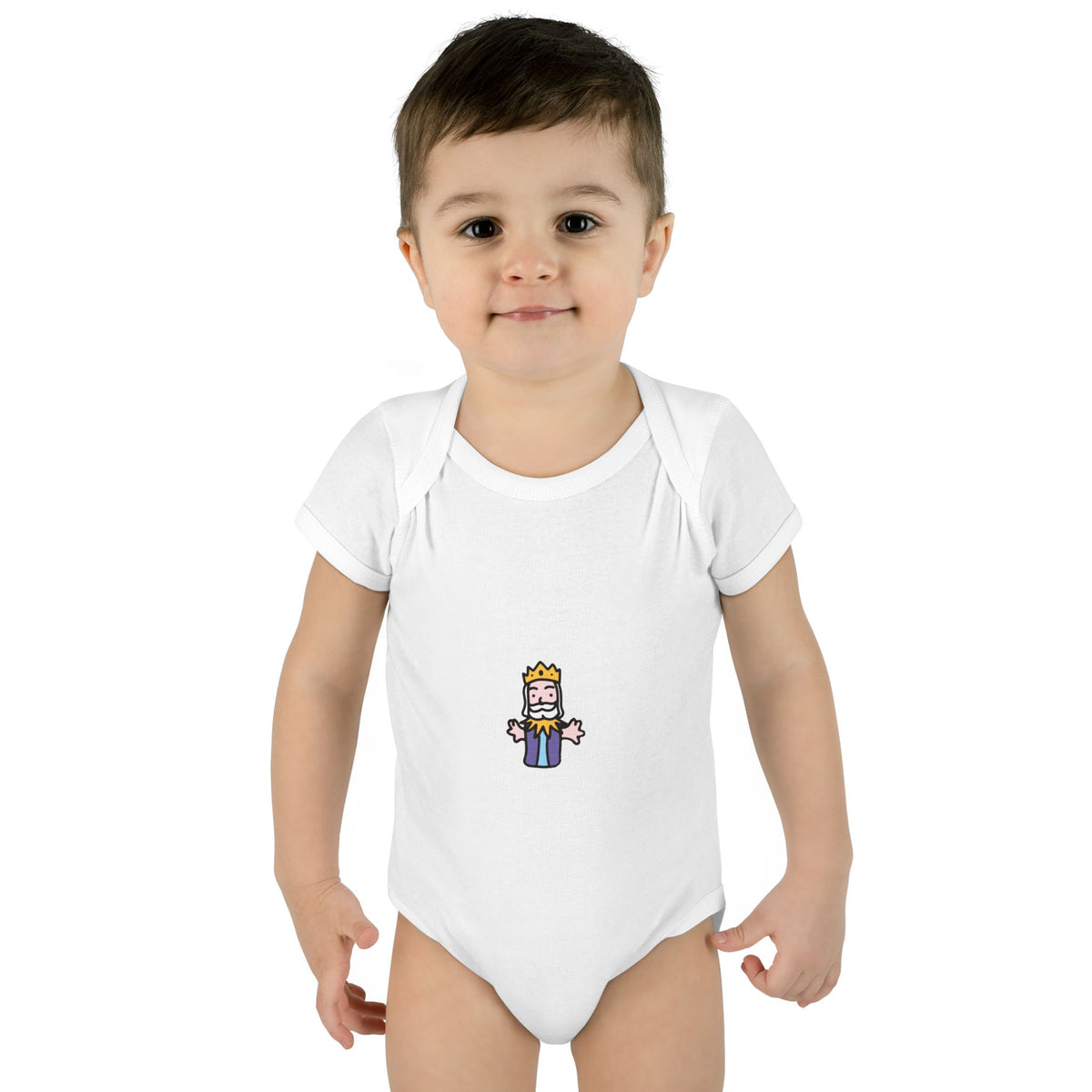 Little King - Infant Baby Rib Bodysuit