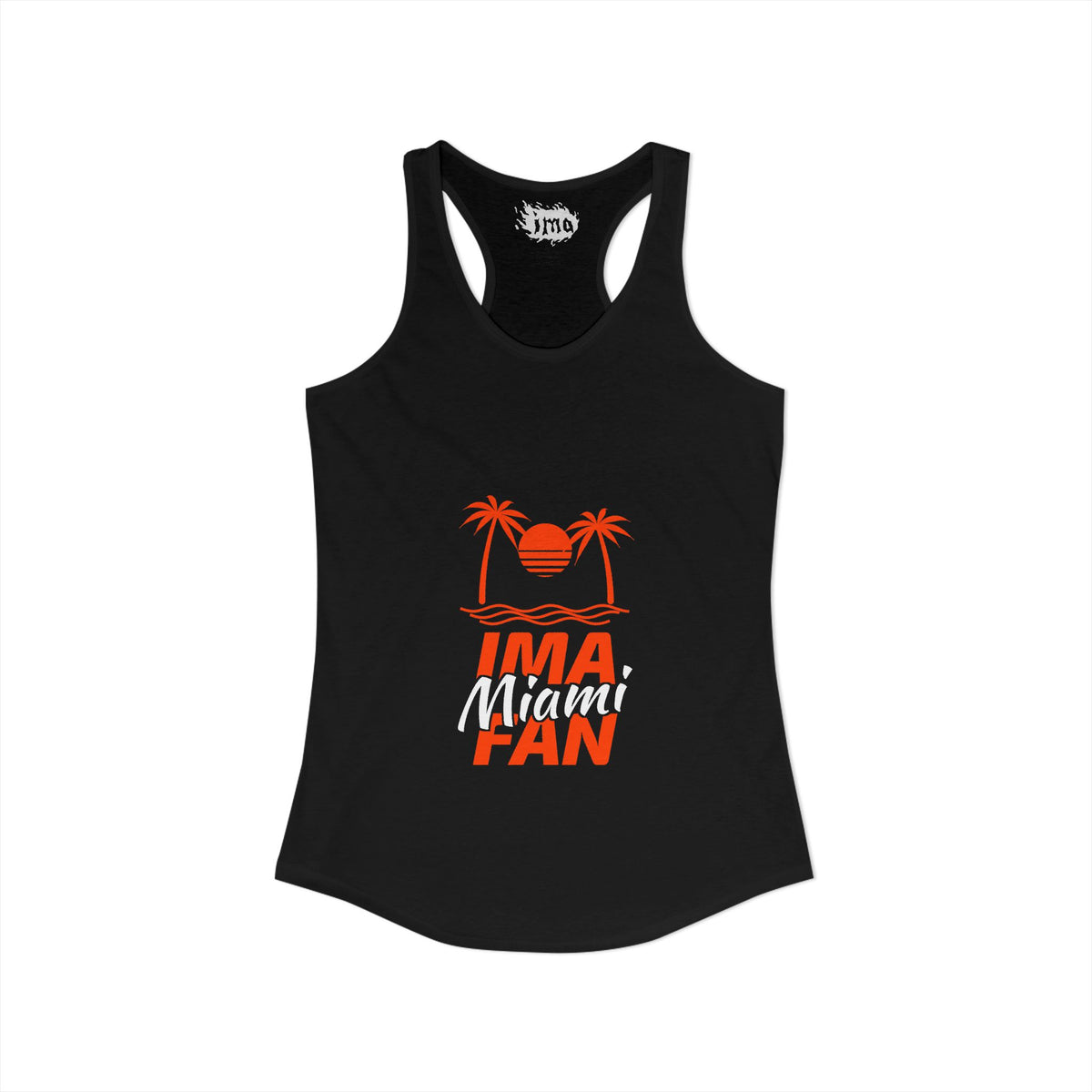 IMA Fan Miami - Women's Racerback Tank