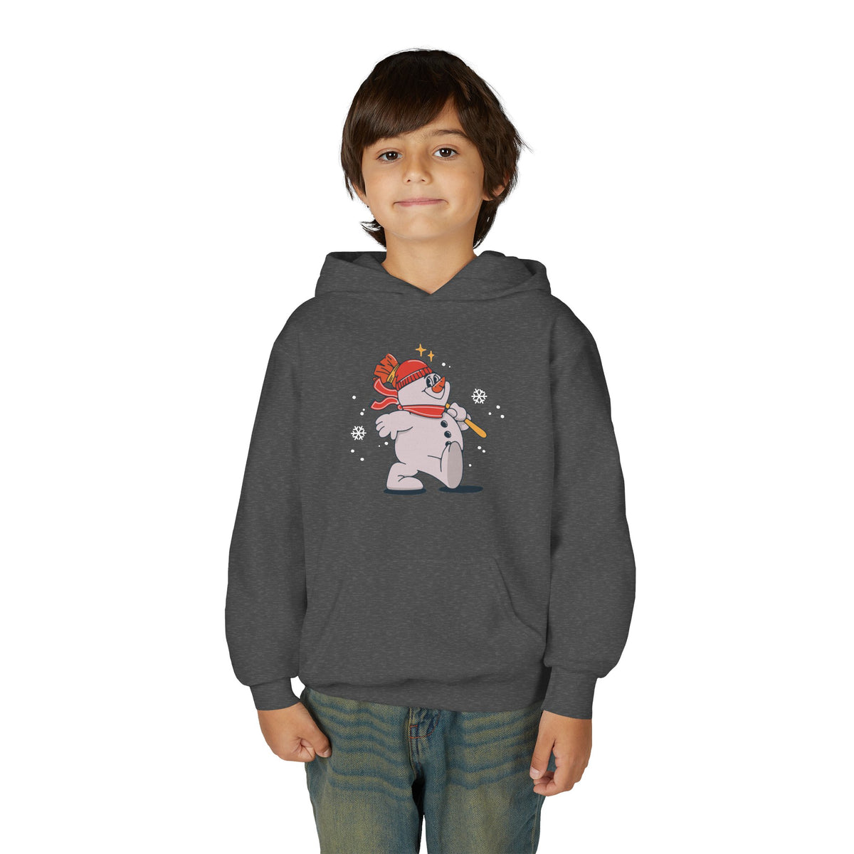 Snowman - Youth Heavy Blend™ Hooded Sweatshirt