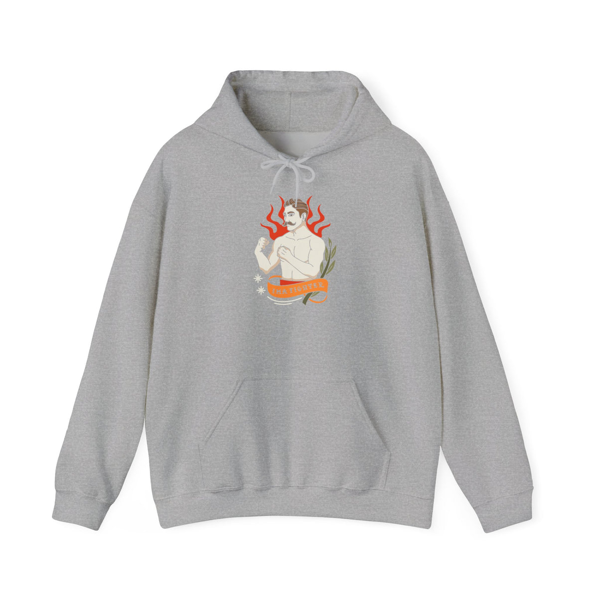 Fighter 1 - Unisex Heavy Blend™ Hooded Sweatshirt
