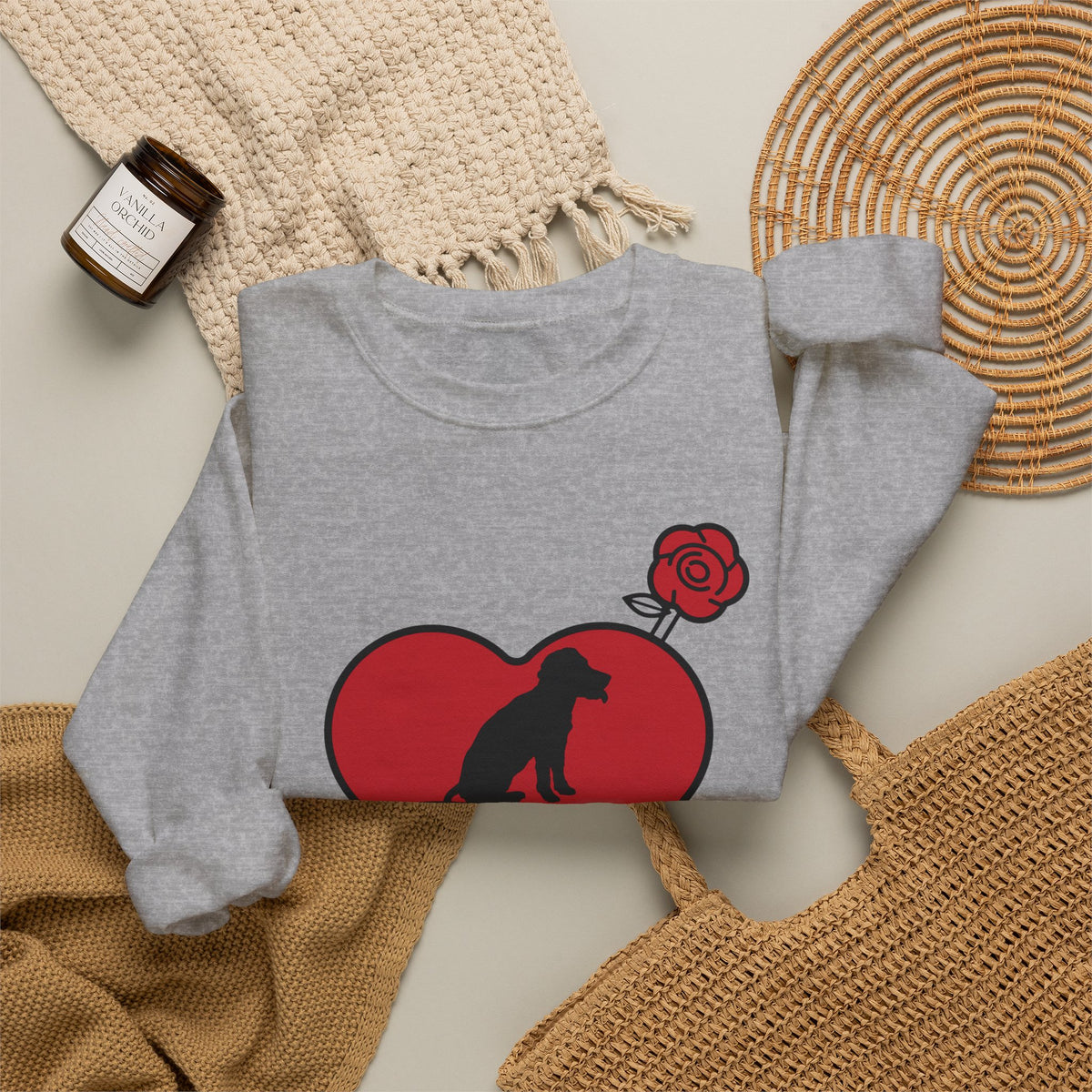 Dog Mom Tattoo Flash Crewneck Sweatshirt