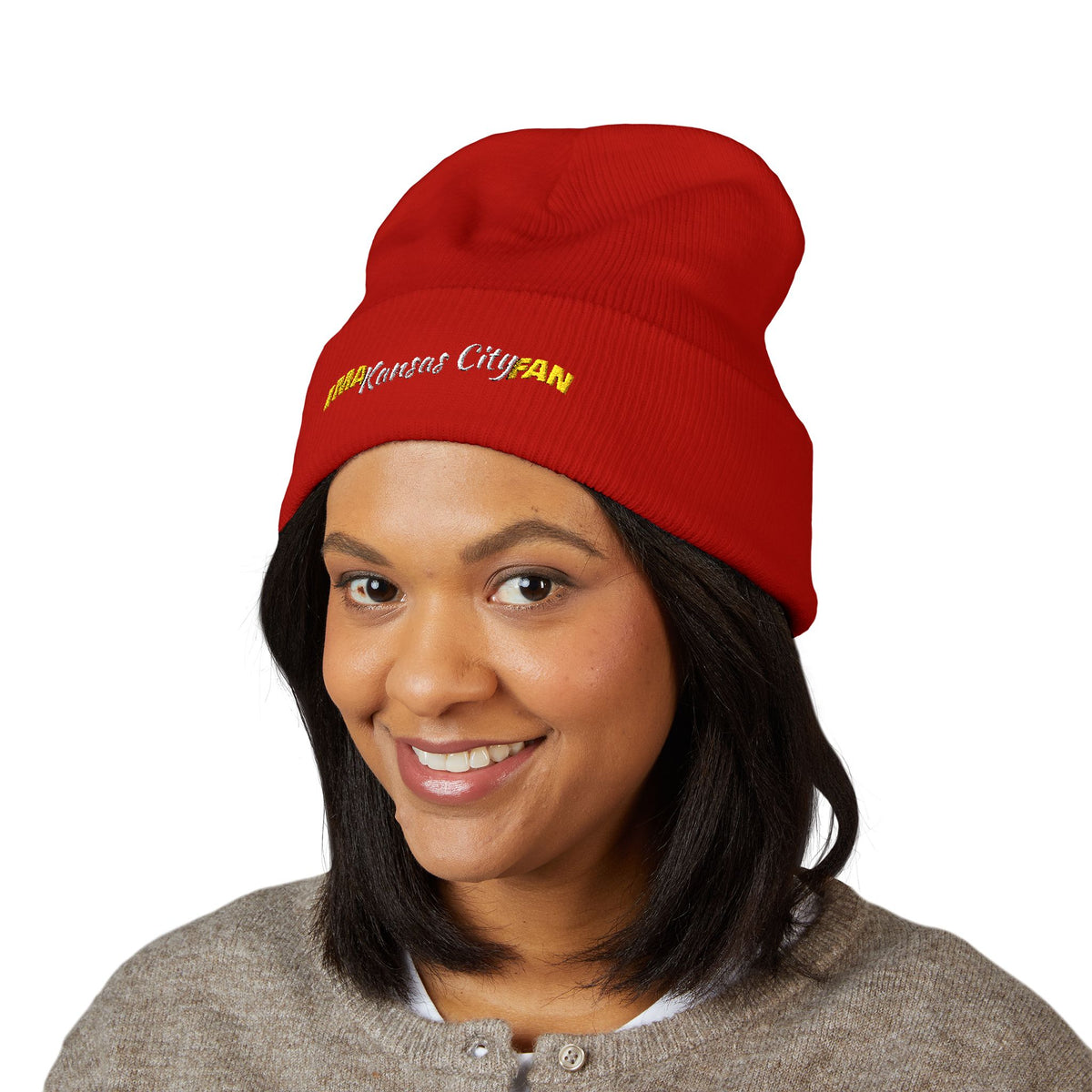 IMA Fan Kansas City - Embroidered Cuffed Beanie