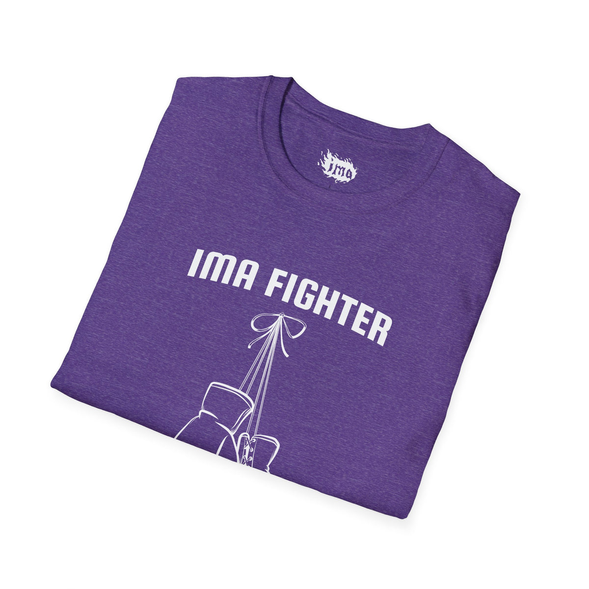 IMA Fighter – Purple Pancreatic Cancer Awareness Gloves Tee