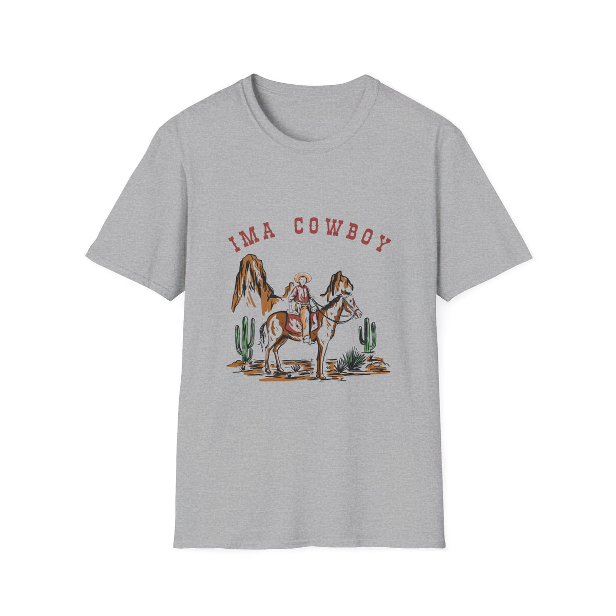 Cowboy - Unisex Softstyle T-Shirt