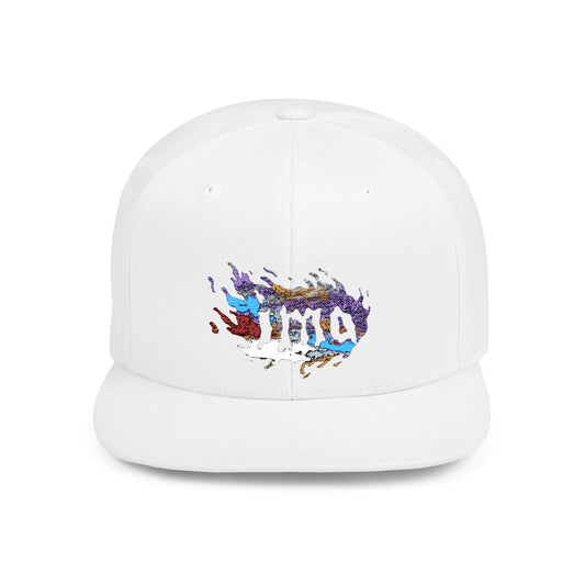 Logo - clr - Flat Bill Snapback Cap | Trendy Hat for Outdoor Adventures, Western Events, Country Music Festivals, Everyday Style, Casual Wear