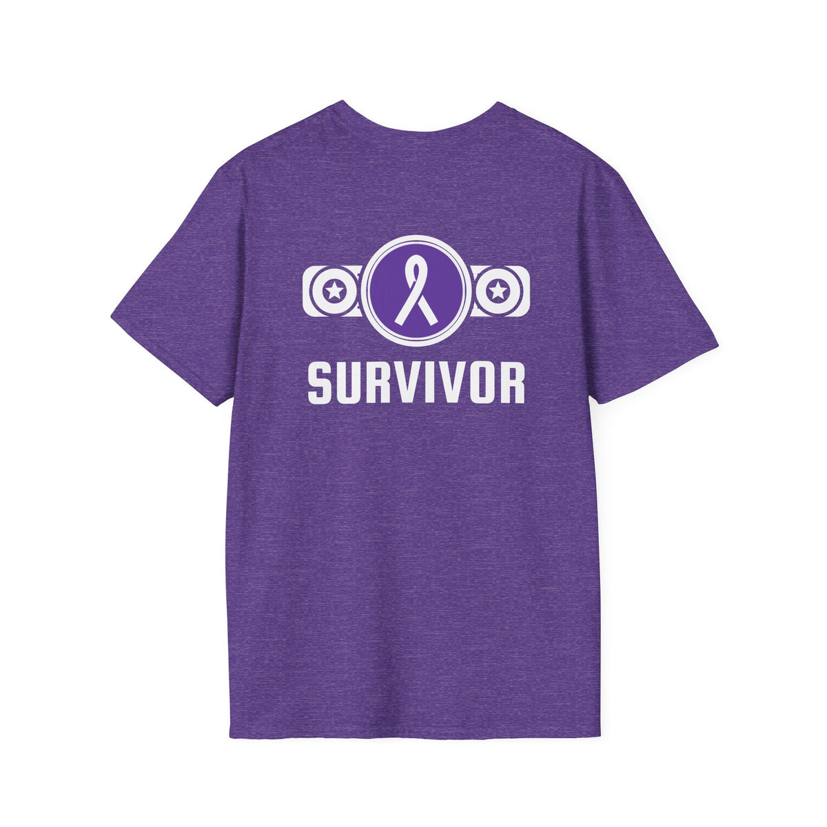 IMA Survivor – Title Defense – Unisex Tee – Black/Purple