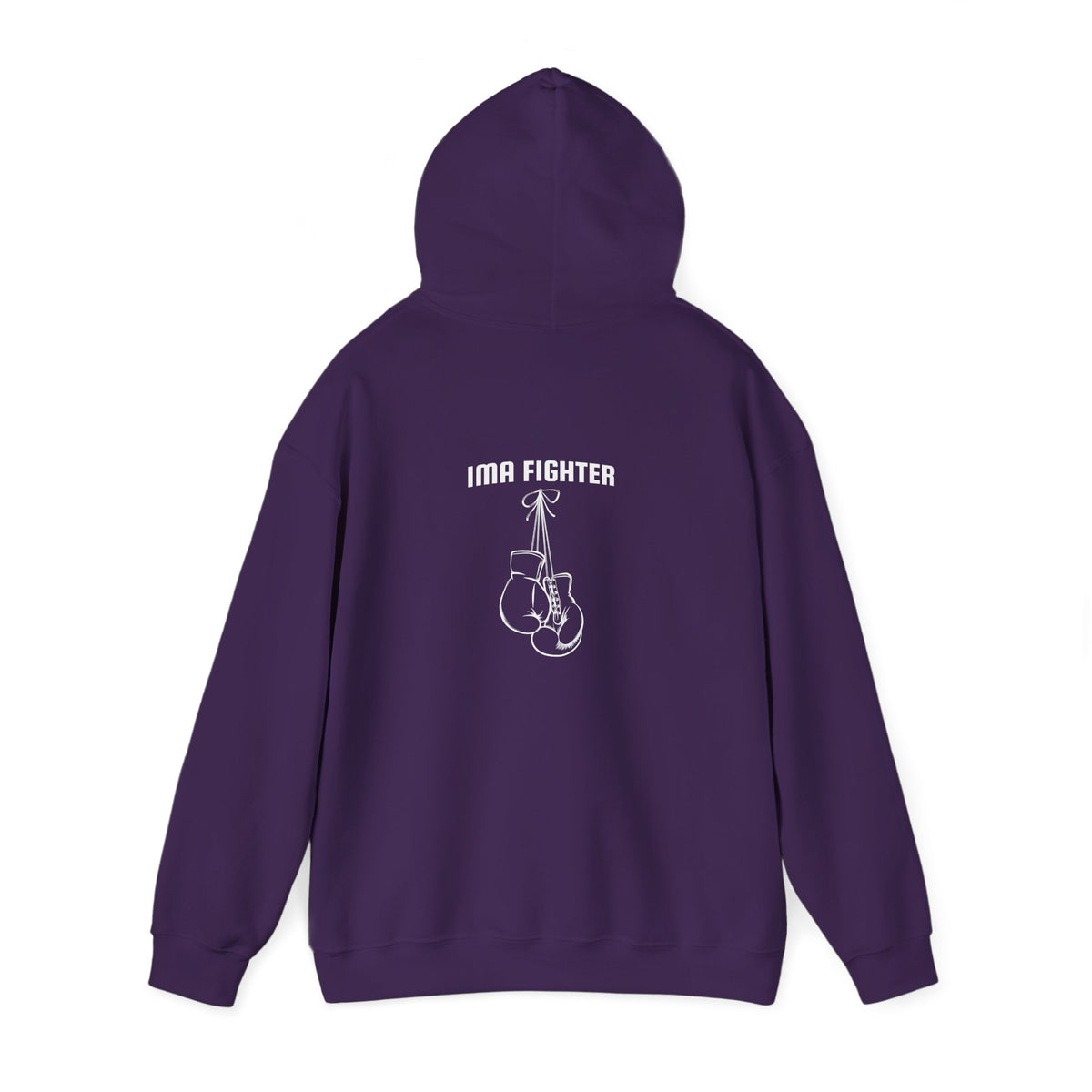 IMA Fighter – Purple Pancreatic Cancer Awareness Gloves Hoodie