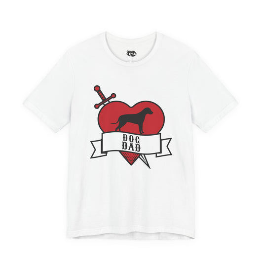 Dog Dad Tattoo Flash Tee
