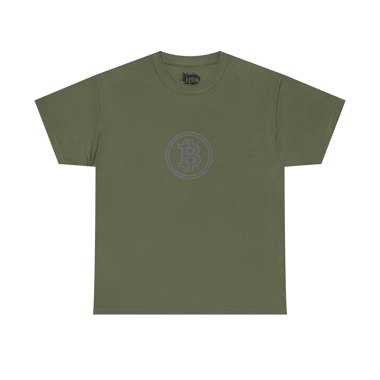 CRYPT-o-KEEPER - BTC - Unisex Heavy Cotton Tee with Minimalist Design - Perfect for Everyday Wear