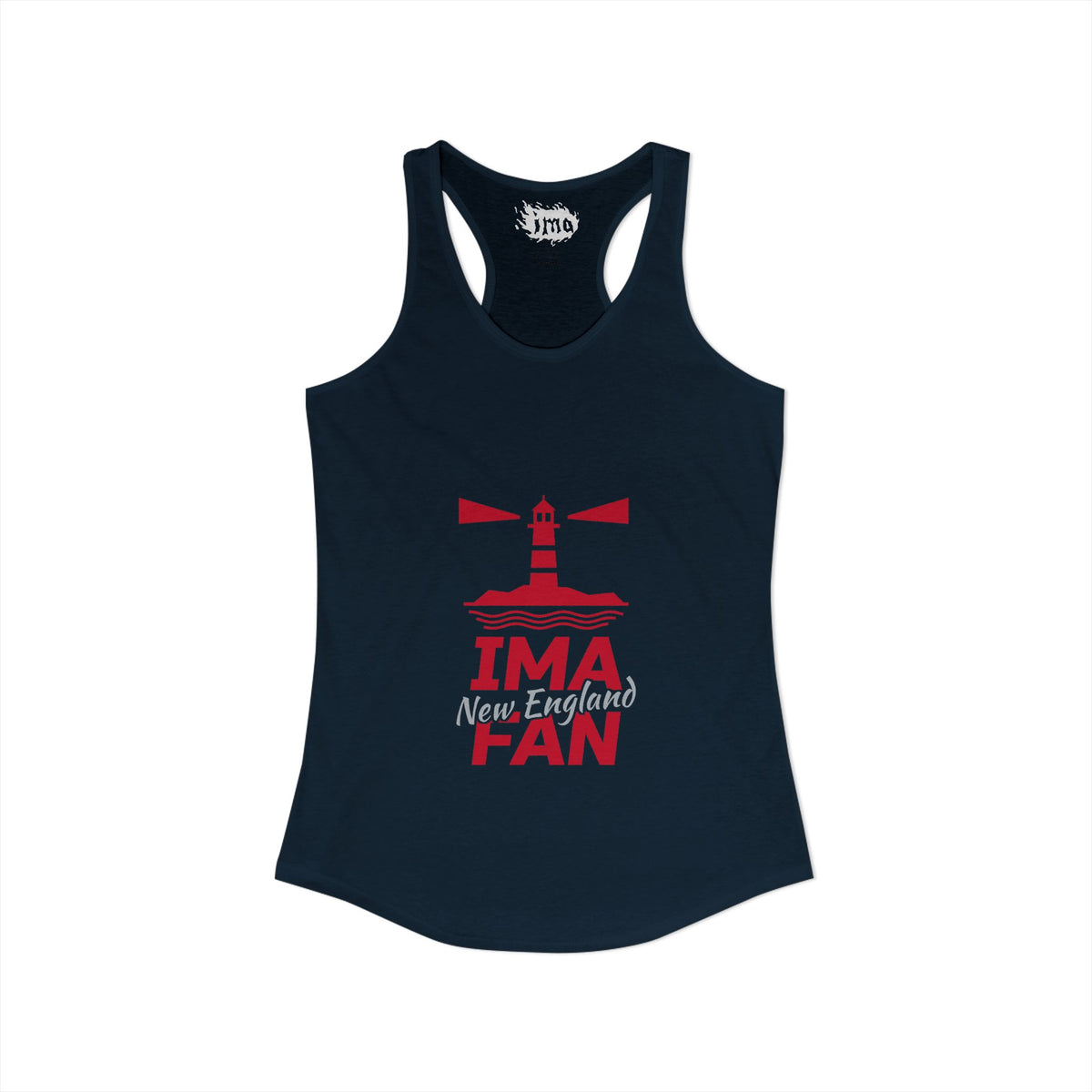 IMA Fan New England - Women's Racerback Tank