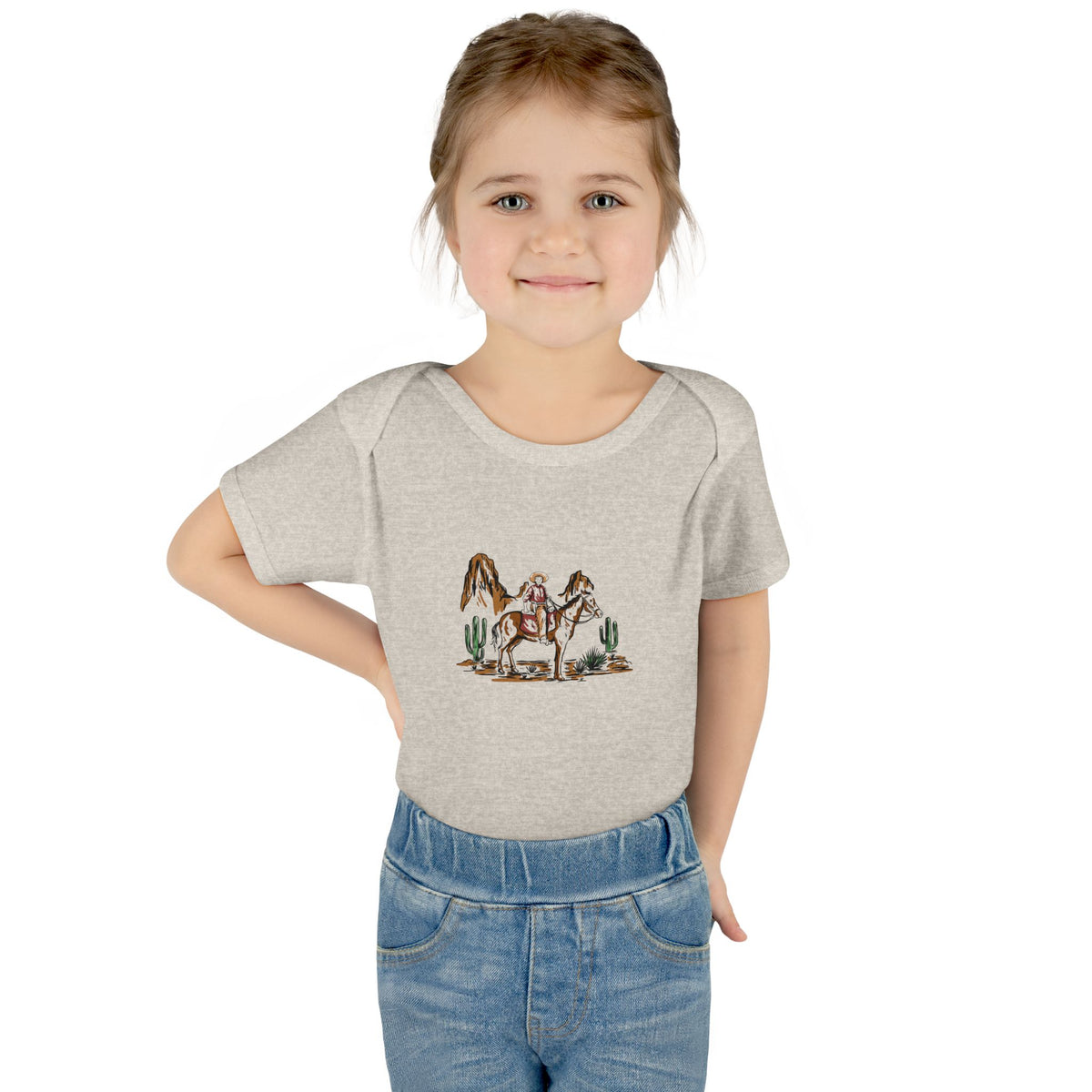 Cowboy - Infant Baby Rib Bodysuit