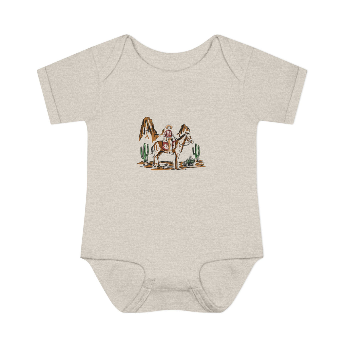 Cowboy - Infant Baby Rib Bodysuit
