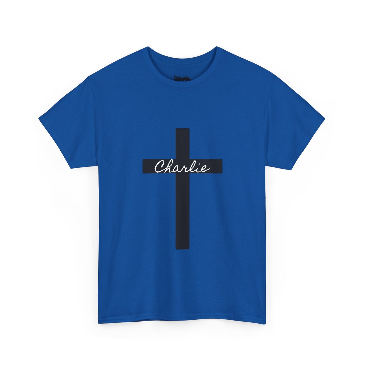 Charlie - Unisex Heavy Cotton Tee with Minimalist Design - Perfect for Everyday Wear