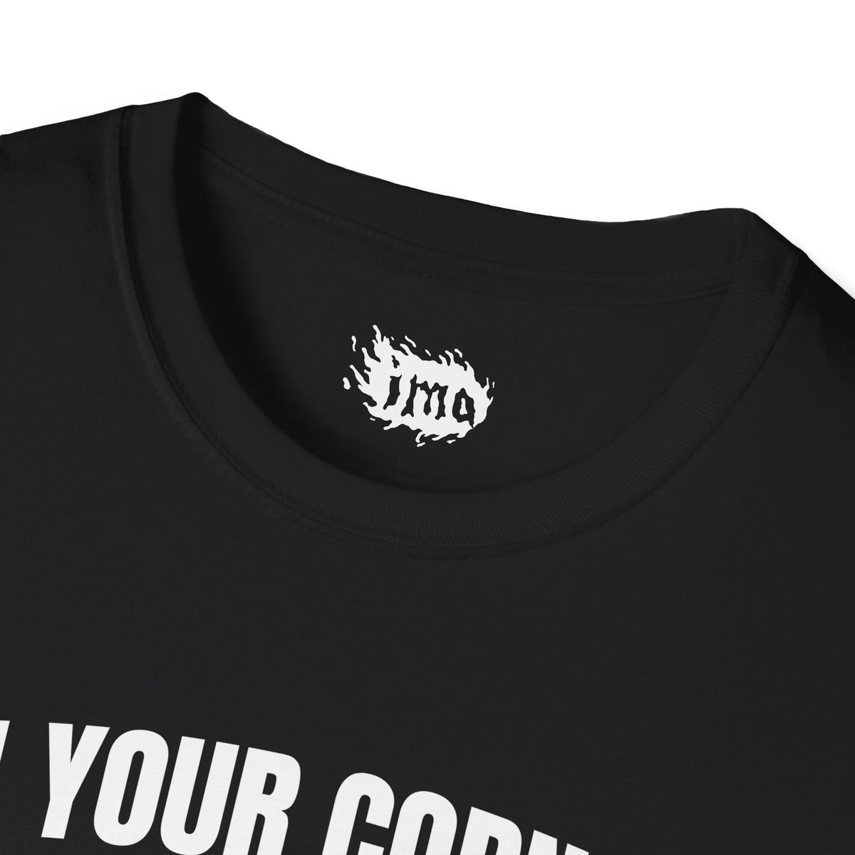 IMA Supporter – In Your Corner – Black/White – Purple Pancreatic Cancer Awareness Tee