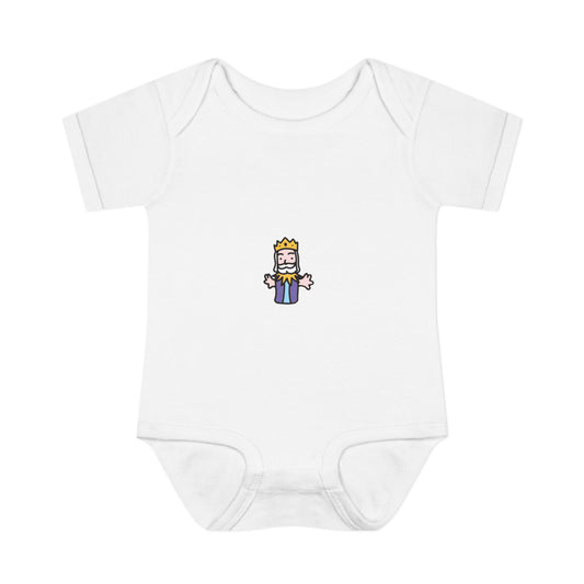 Little King - Infant Baby Rib Bodysuit