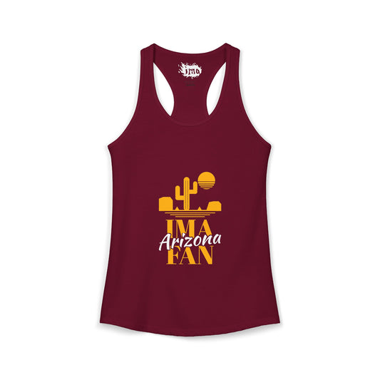 IMA Fan Arizona - Women's Racerback Tank