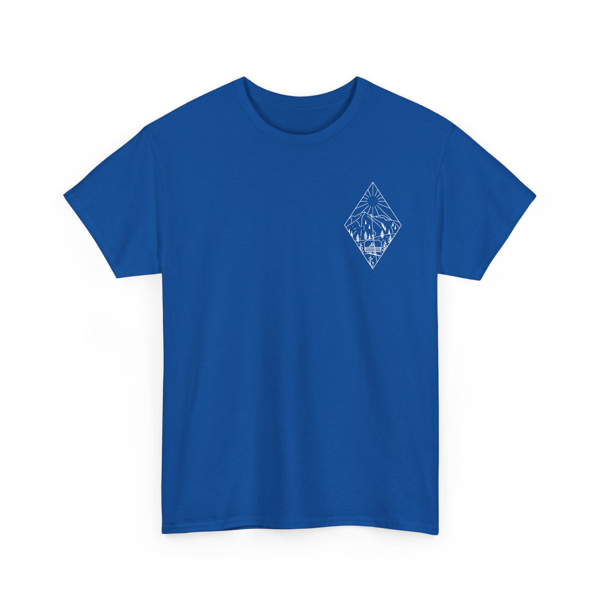 Chairlift - wht - Unisex Heavy Cotton Tee