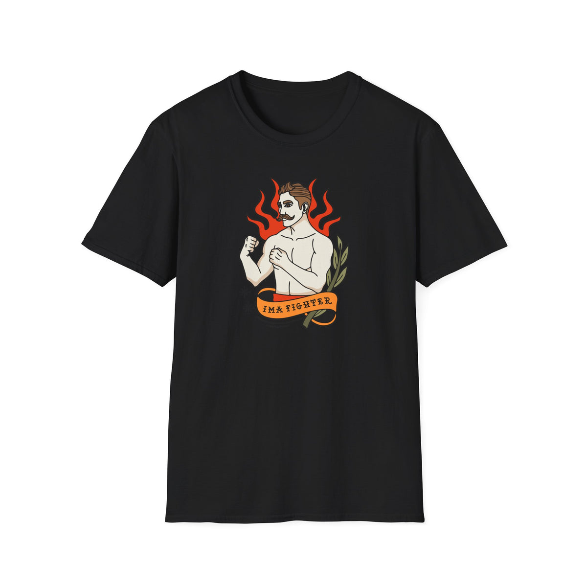 Fighter 1 - Unisex Softstyle T-Shirt