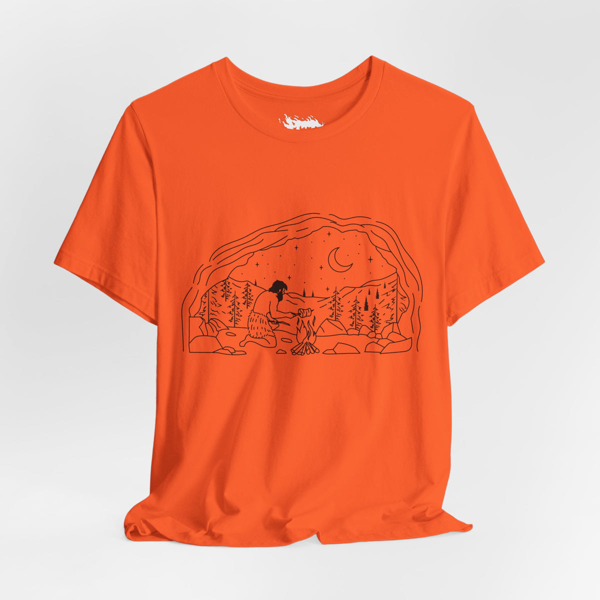Caveman - blk - Unisex Jersey Short Sleeve Tee
