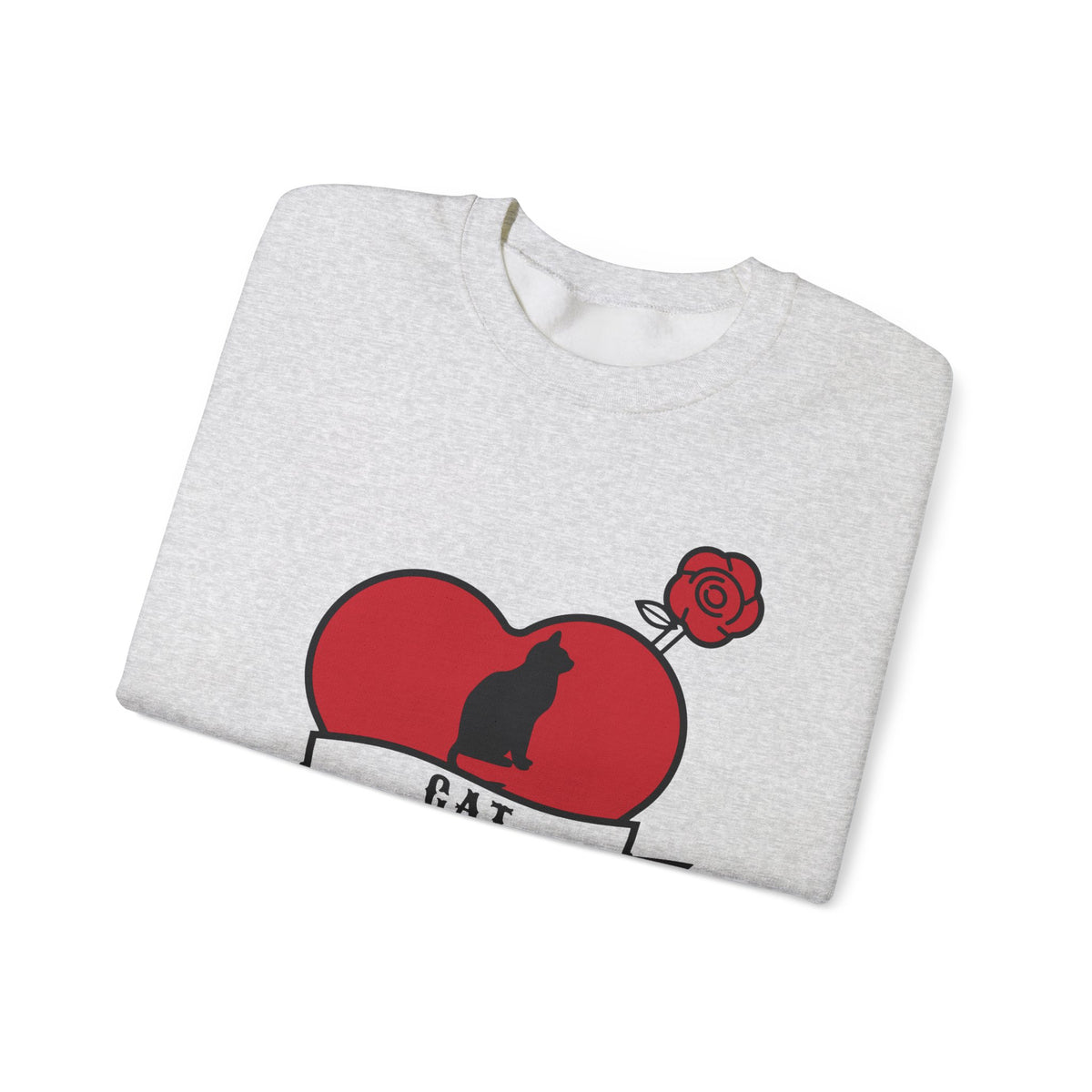 Cat Mom Tattoo Flash Crewneck Sweatshirt
