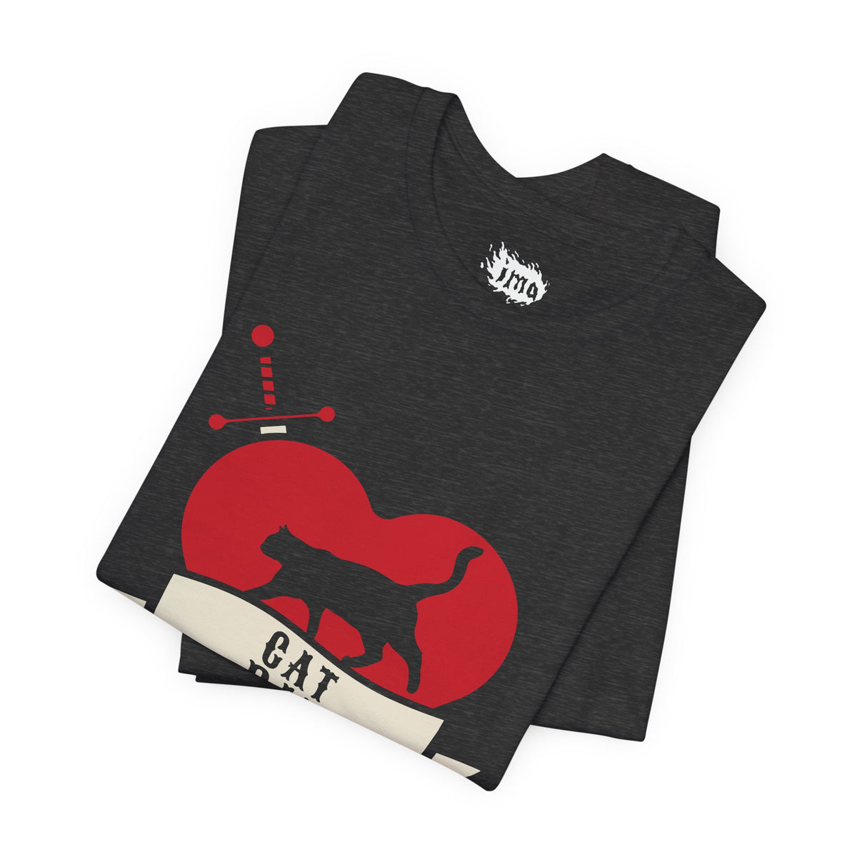 Cat Dad Tattoo Flash Tee