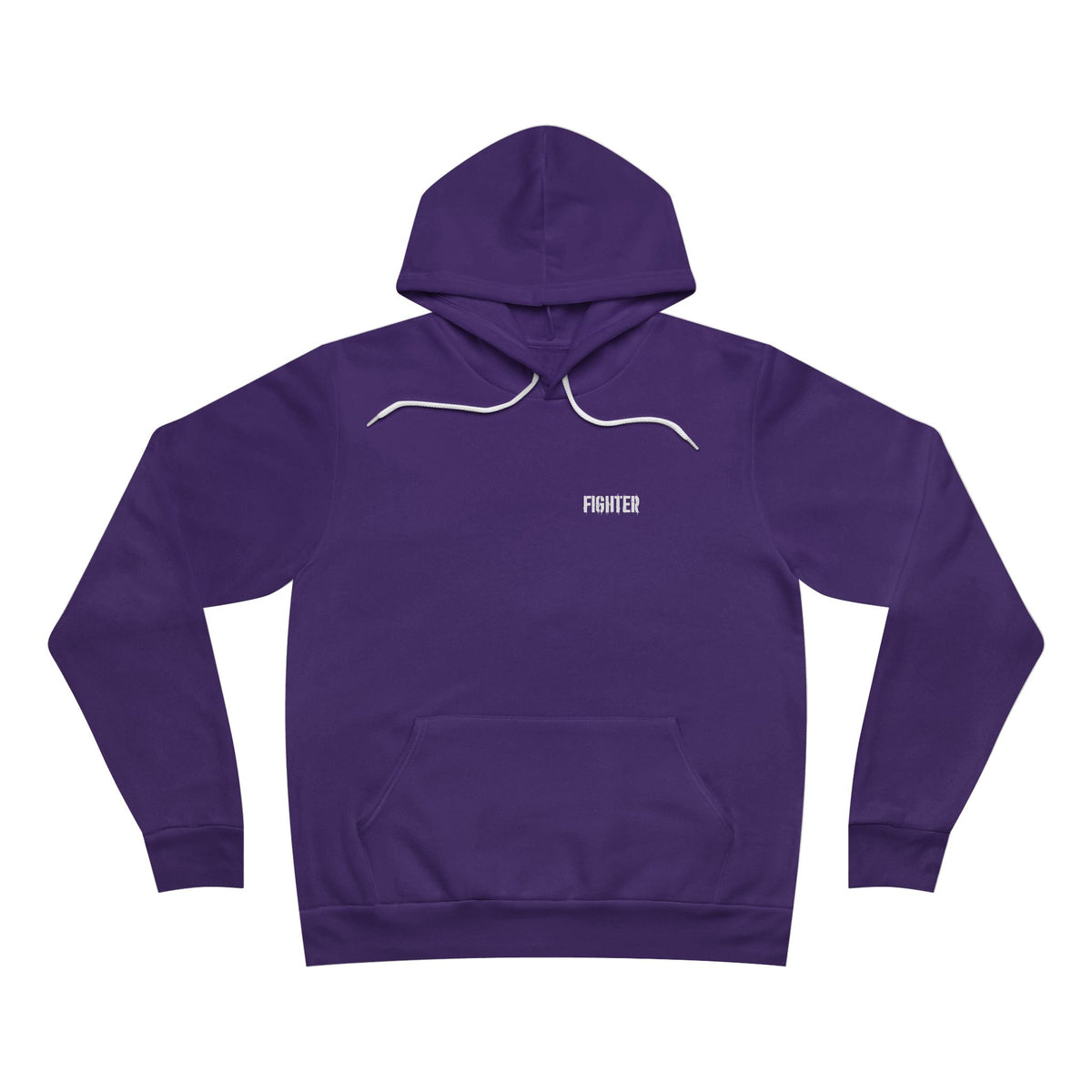IMA Fighter – Purple Pancreatic Cancer Awareness Text Hoodie