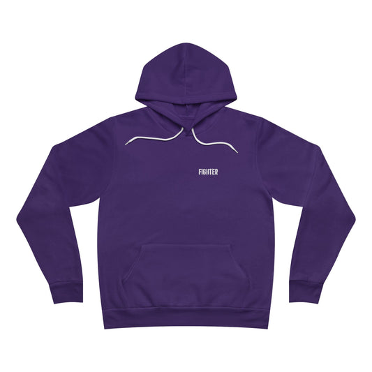 IMA Fighter – Purple Pancreatic Cancer Awareness Text Hoodie