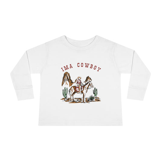 Cowboy - Toddler Long Sleeve Tee