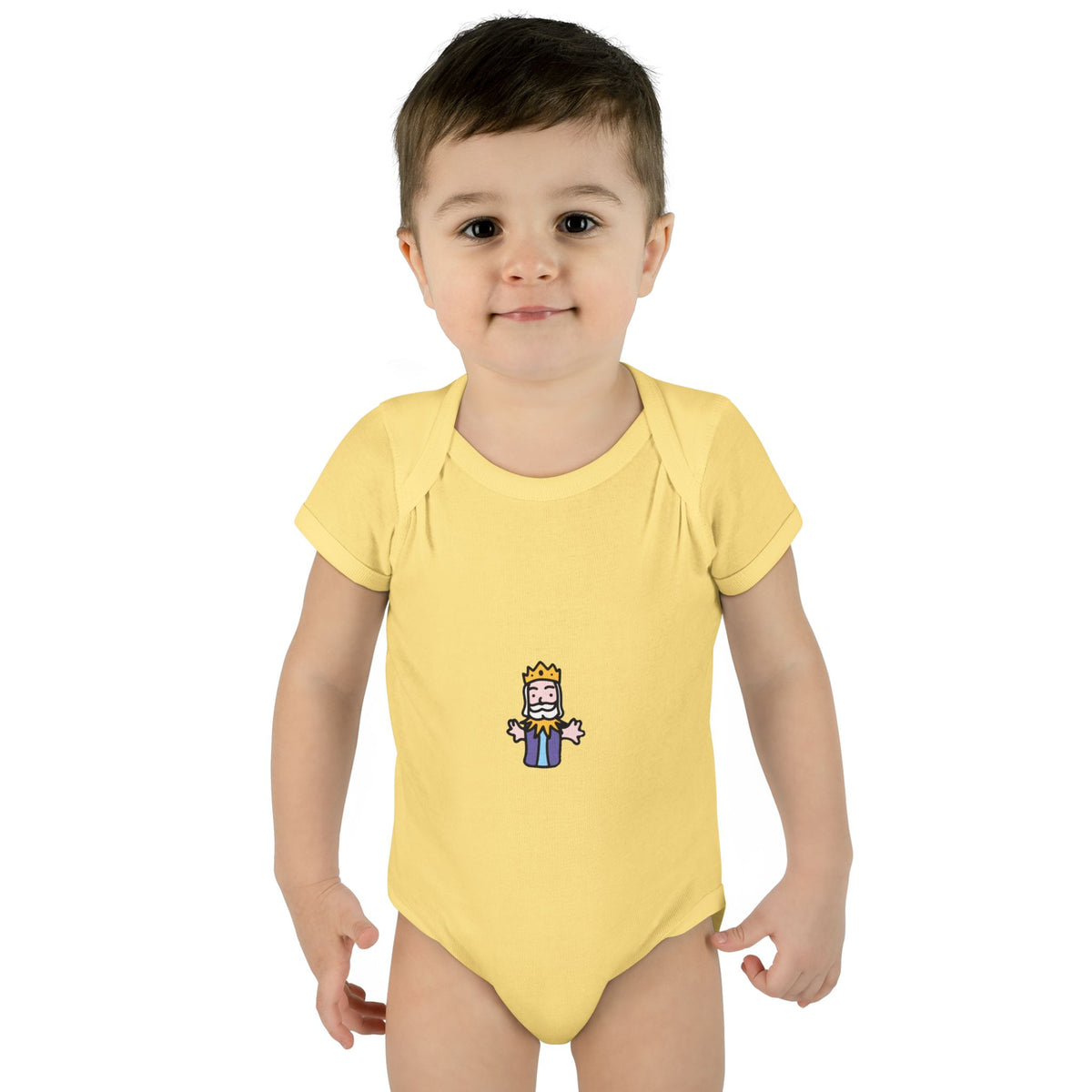 Little King - Infant Baby Rib Bodysuit