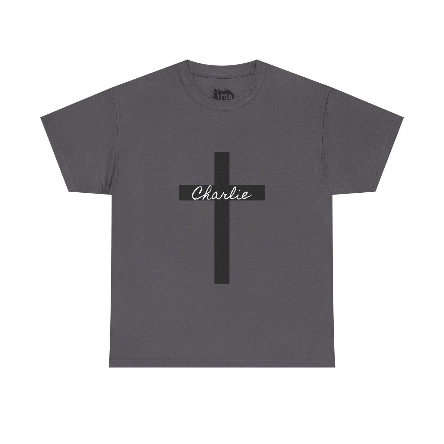 Charlie - Unisex Heavy Cotton Tee with Minimalist Design - Perfect for Everyday Wear