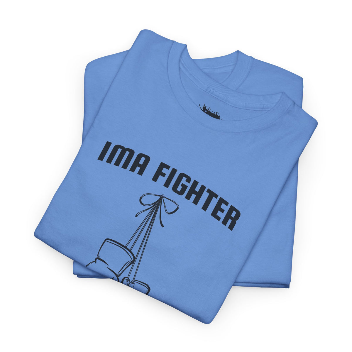 IMA Fighter – Periwinkle Stomach Cancer Awareness Gloves Tee