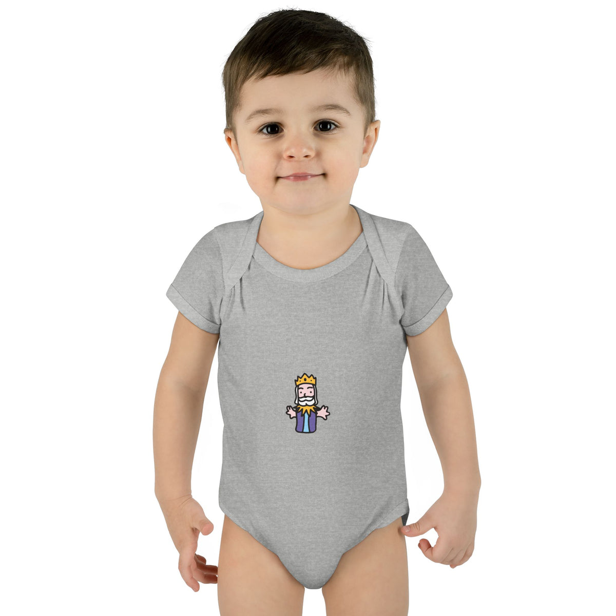 Little King - Infant Baby Rib Bodysuit