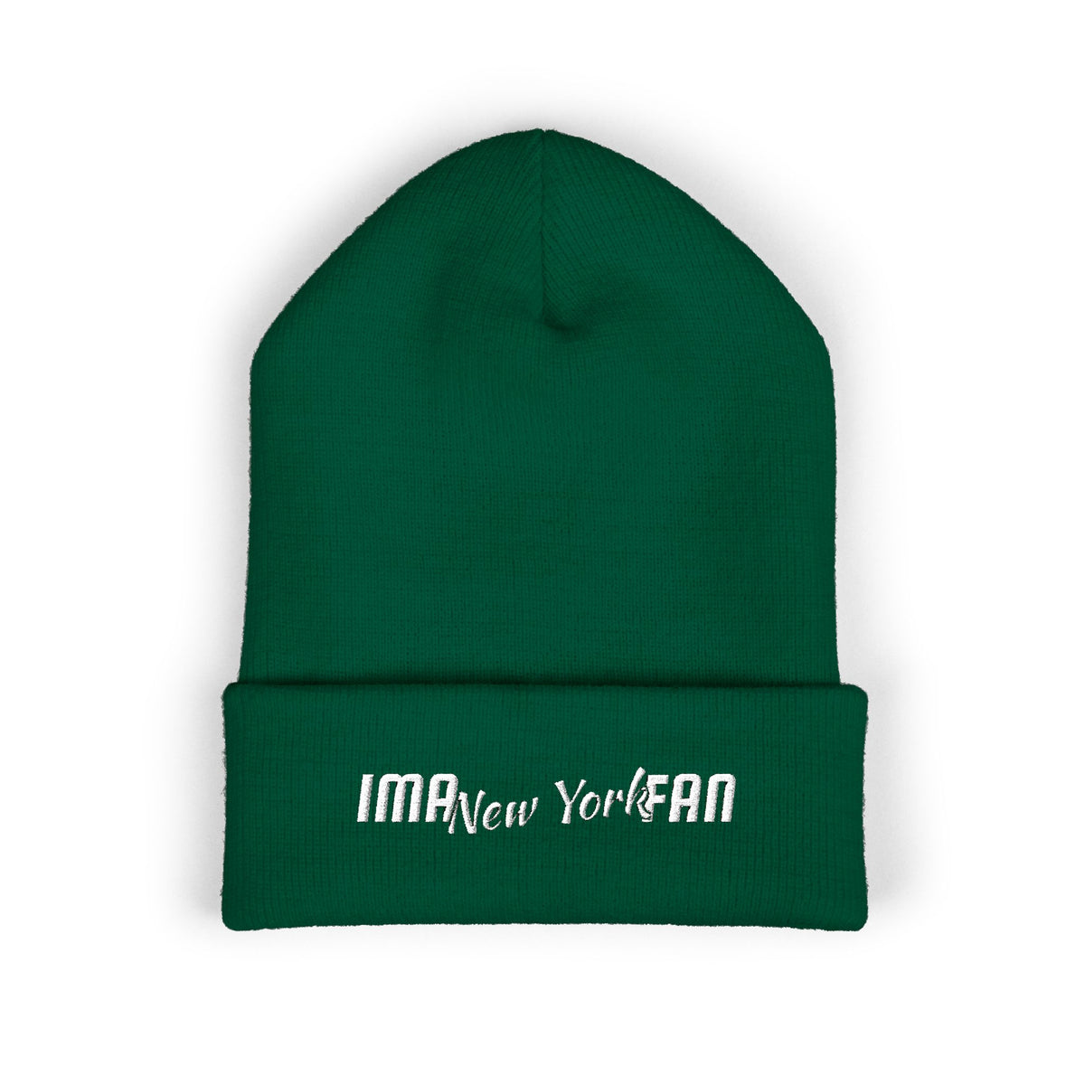 IMA Fan New York Rooftop - Embroidered Cuffed Beanie