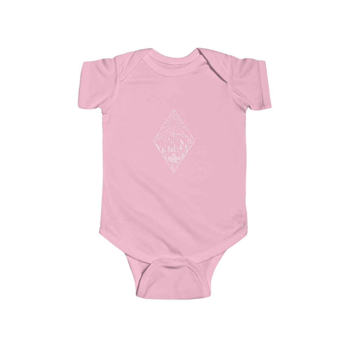 Chairlift - wht - Infant Fine Jersey Bodysuit
