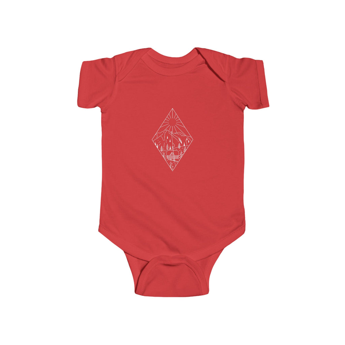 Chairlift - wht - Infant Fine Jersey Bodysuit