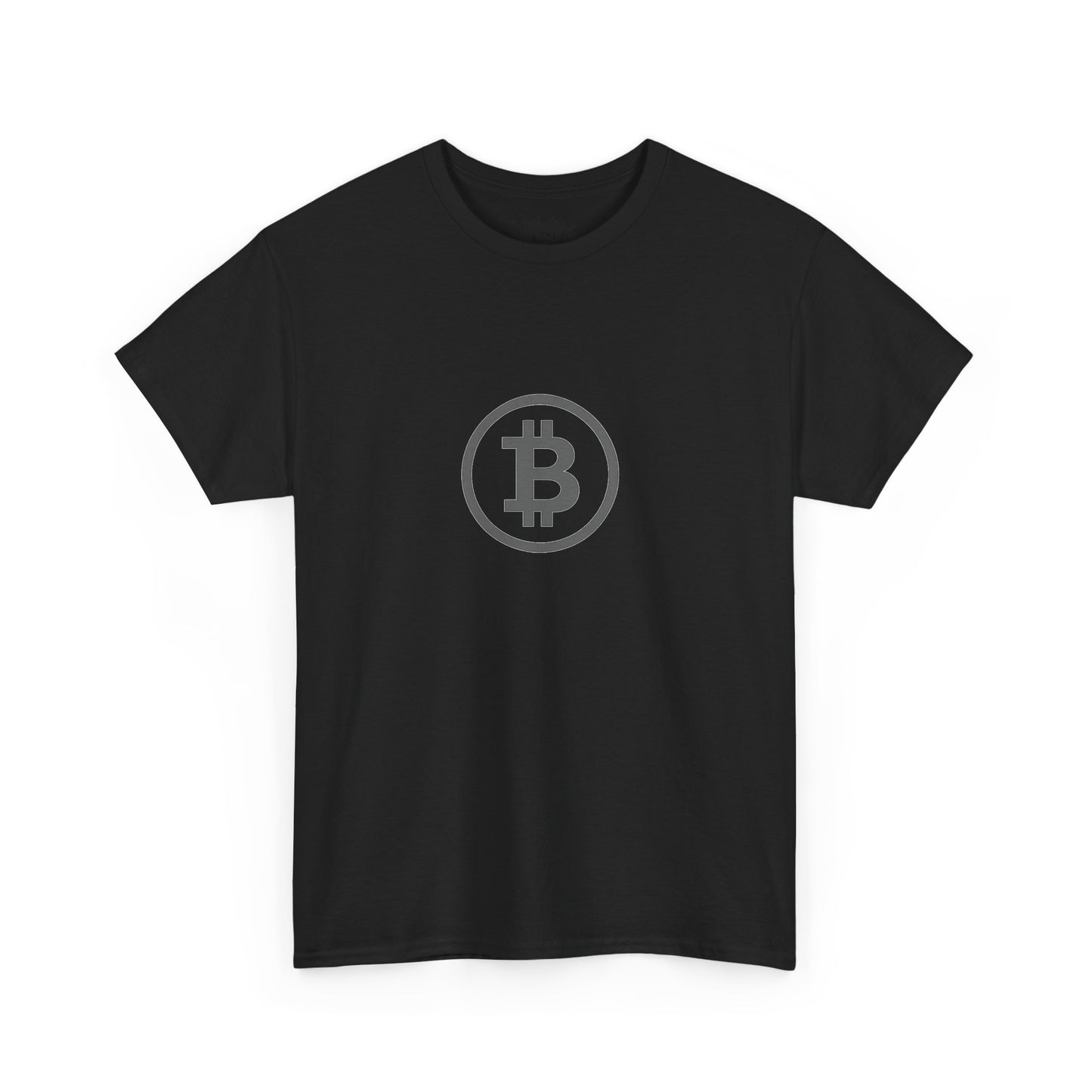 CRYPT-o-KEEPER - BTC - Unisex Heavy Cotton Tee with Minimalist Design - Perfect for Everyday Wear