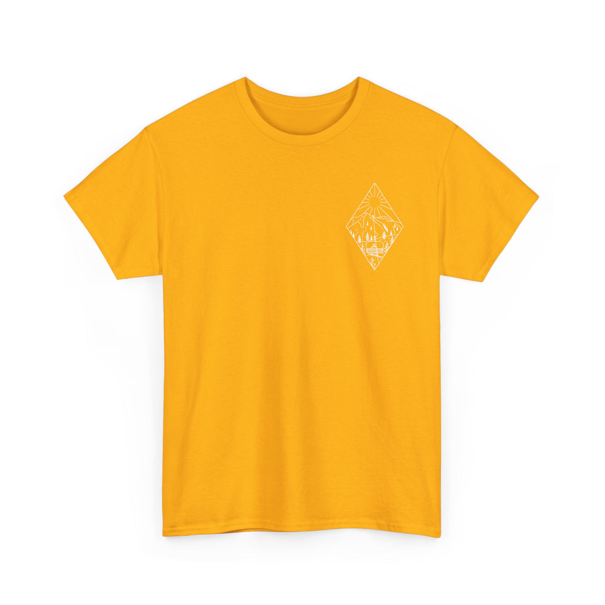 Chairlift - wht - Unisex Heavy Cotton Tee