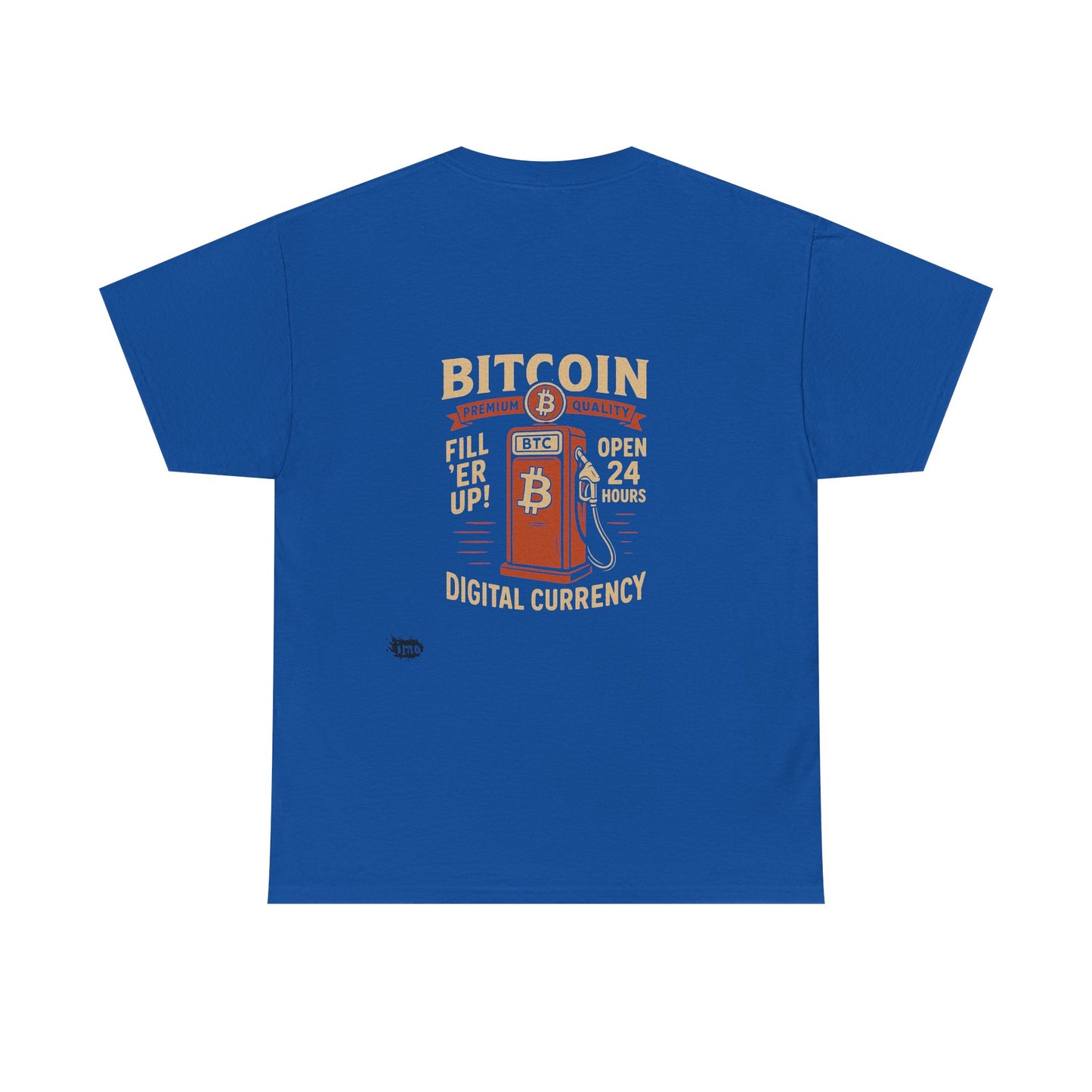 Bitcoin - Gas - Unisex Heavy Cotton Tee with Minimalist Design - Perfect for Everyday Wear
