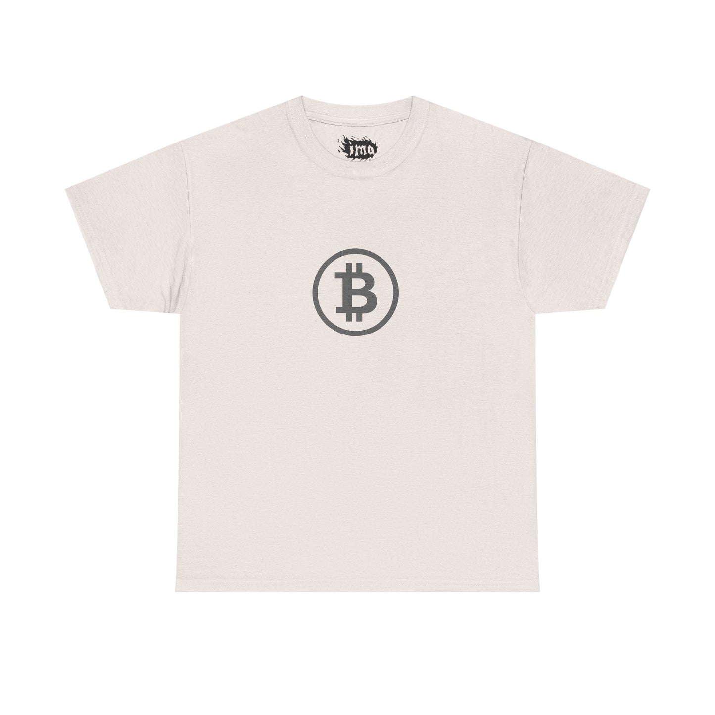 CRYPT-o-KEEPER - BTC - Unisex Heavy Cotton Tee with Minimalist Design - Perfect for Everyday Wear