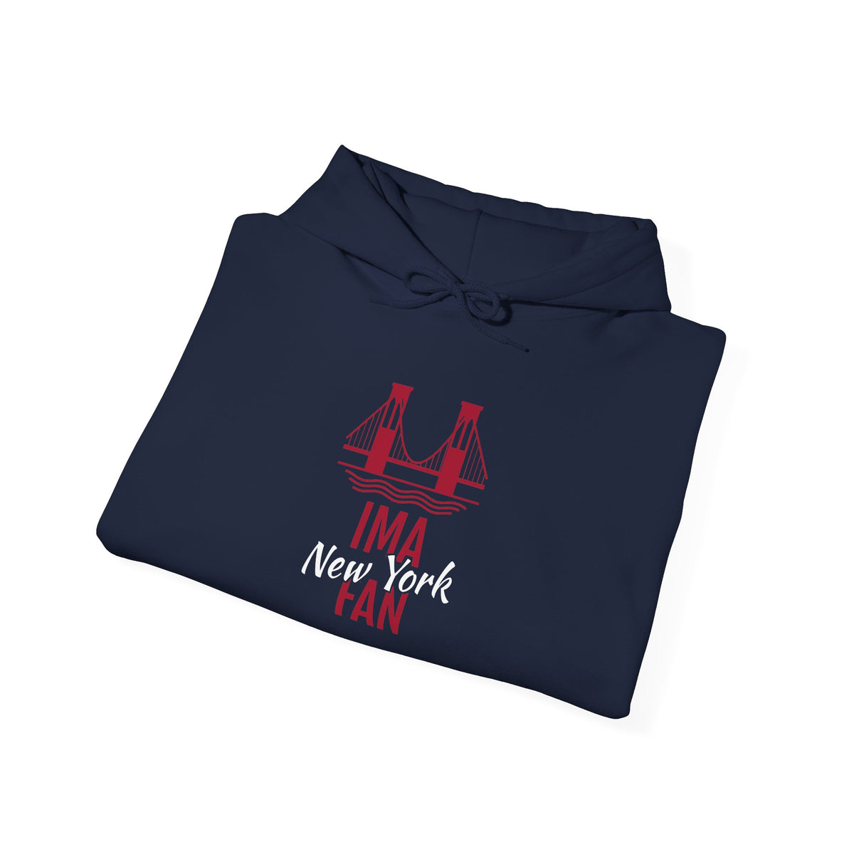IMA Fan New York Bridge - Unisex Heavy Blend™ Hooded Sweatshirt