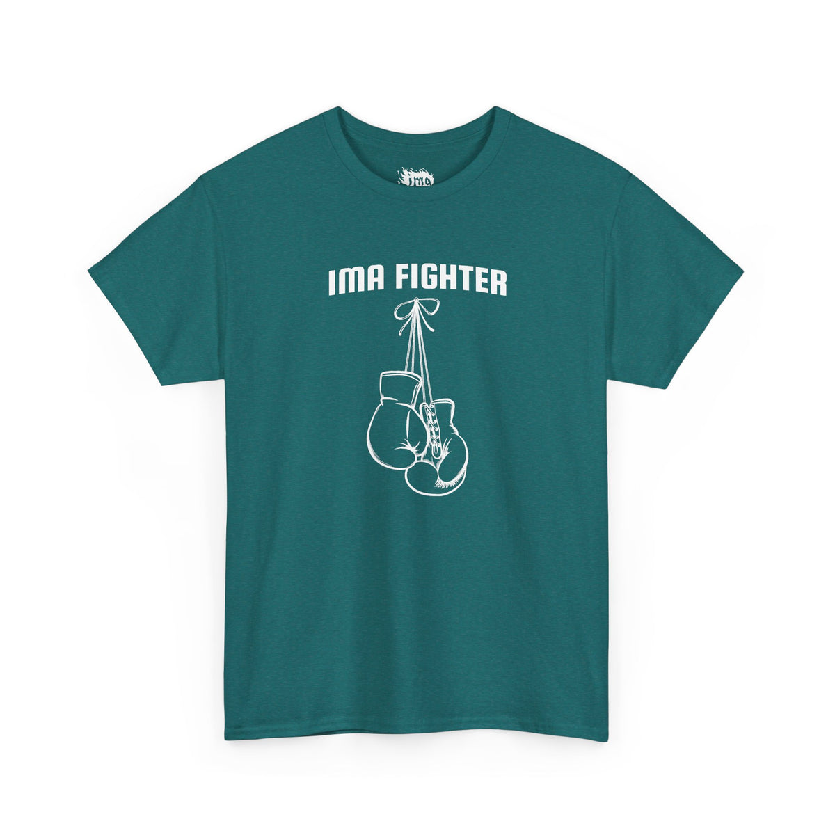 IMA Fighter – Teal Cervical Cancer Awareness Gloves Tee