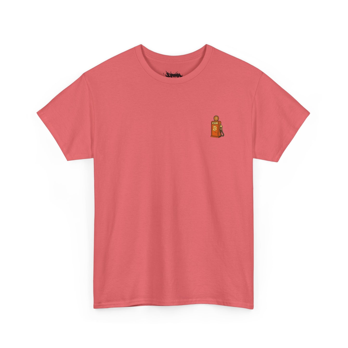 Bitcoin - Gas - Unisex Heavy Cotton Tee with Minimalist Design - Perfect for Everyday Wear
