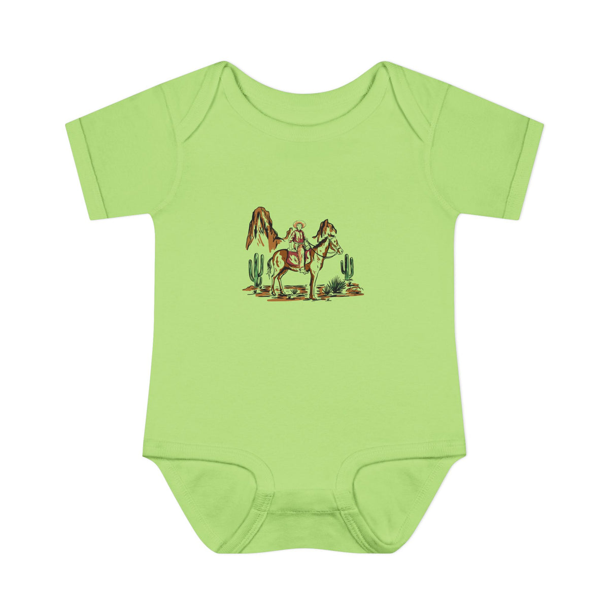 Cowboy - Infant Baby Rib Bodysuit