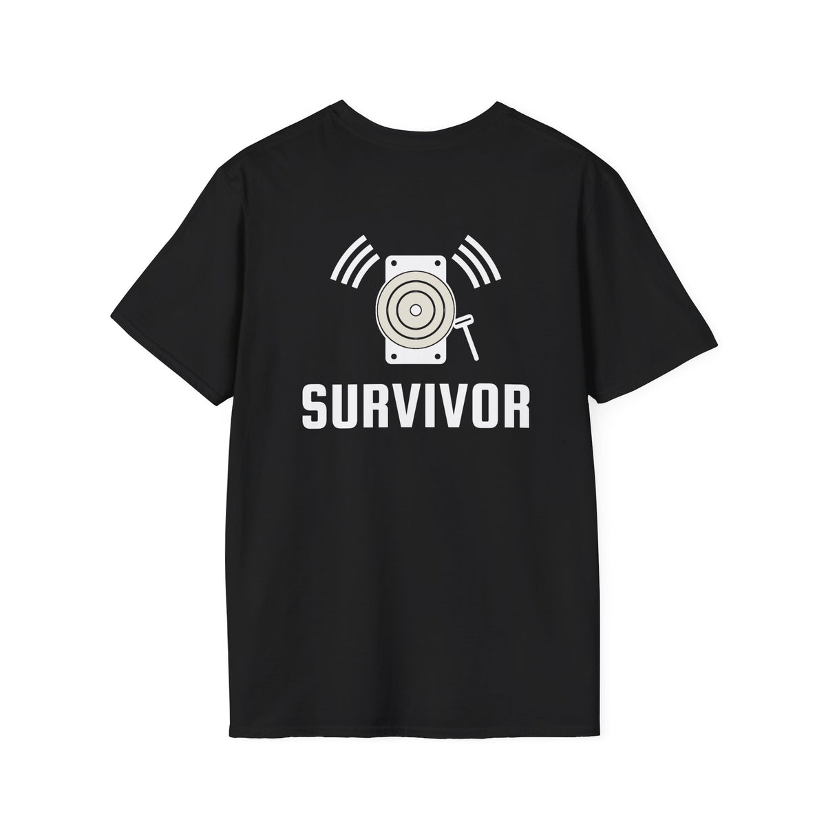 IMA Survivor – Rang the Bell – Unisex Tee – Black/Purple