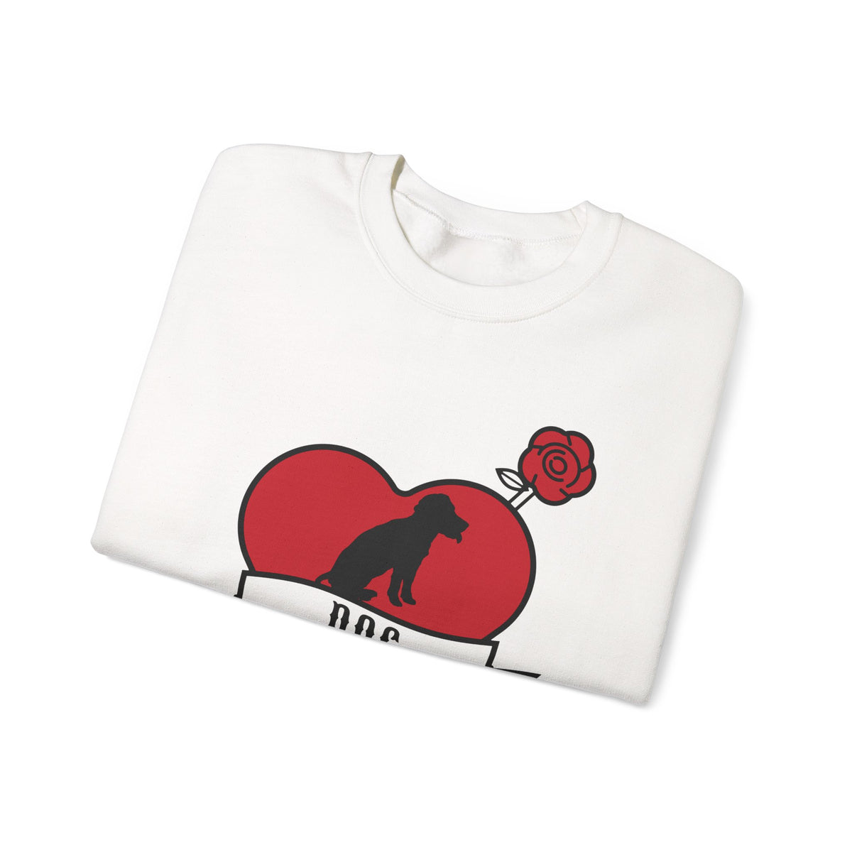 Dog Mom Tattoo Flash Crewneck Sweatshirt