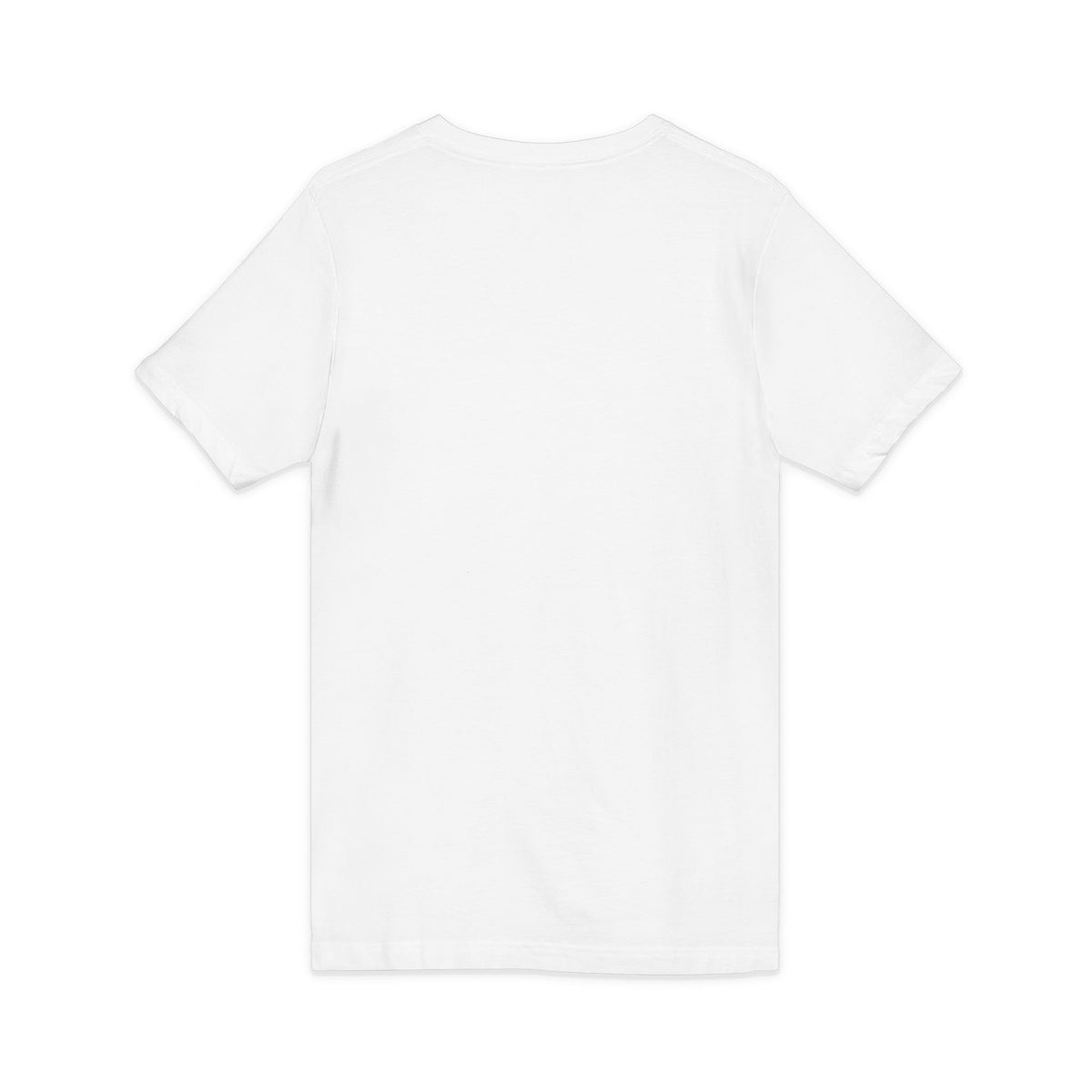 Cat Lady - Brunette - Unisex Jersey Short Sleeve V-Neck Tee